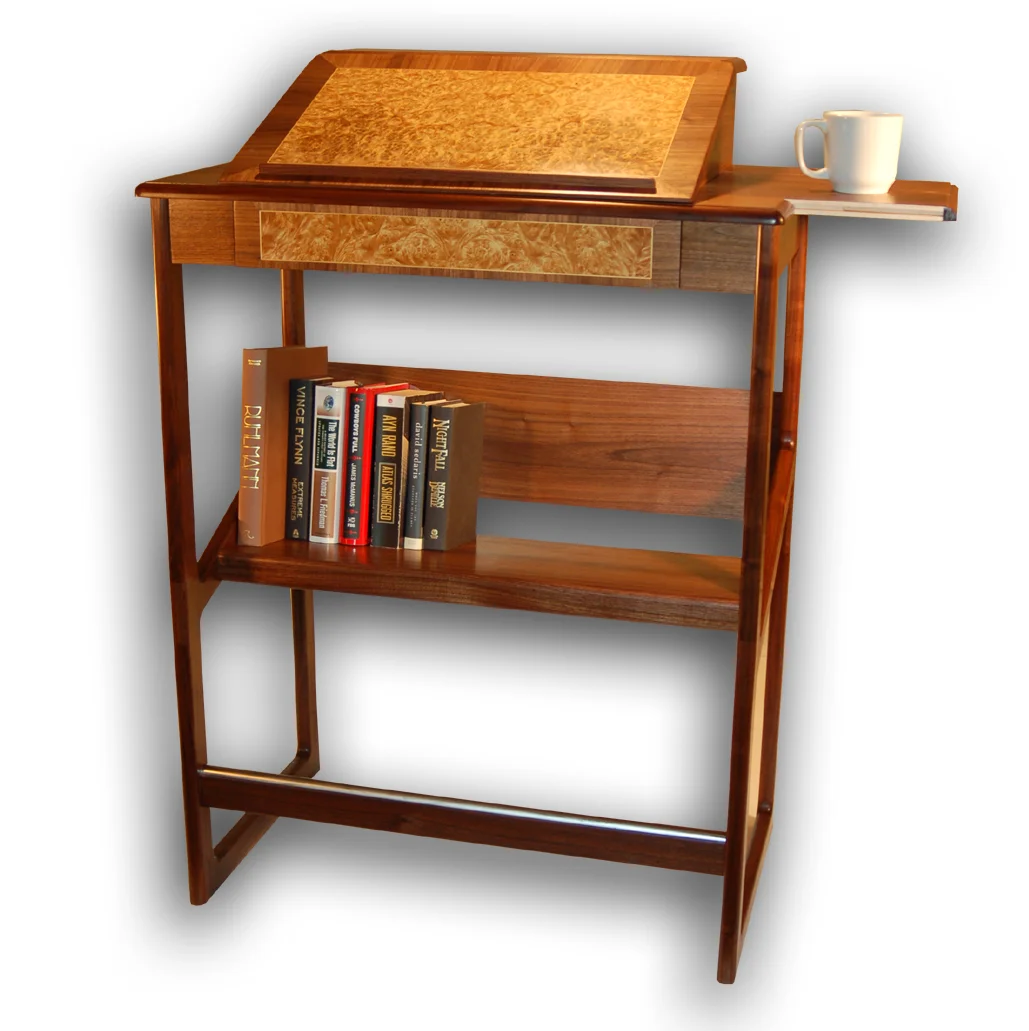 Ross Standing Desk and Coffee