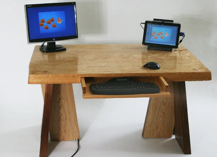 Slab Desk - Wired