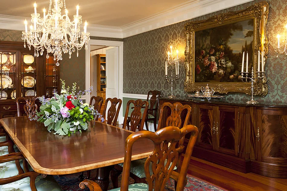 Mahogany Buffet in Dining Room