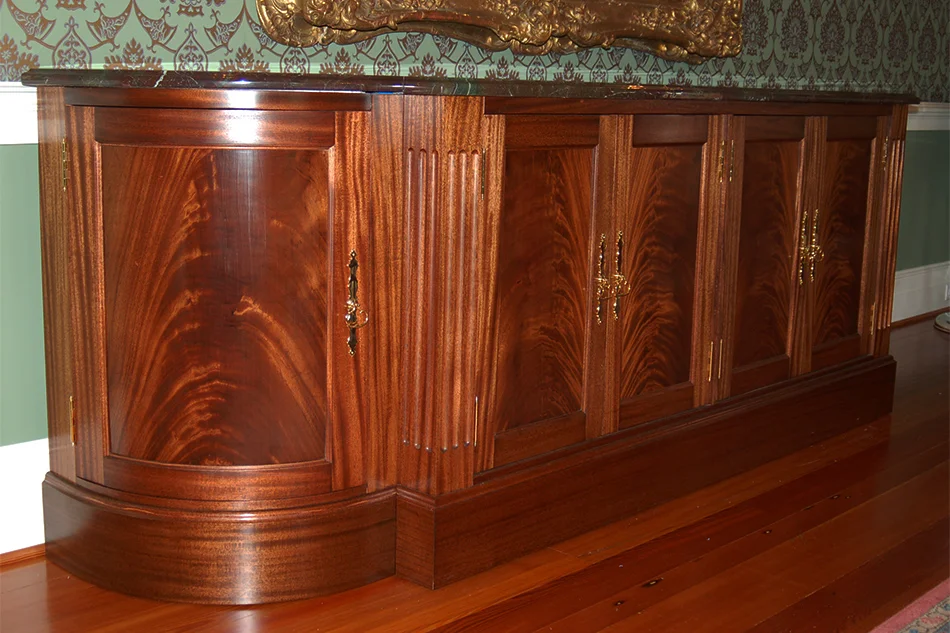 Mahogany Buffet - Door Detail