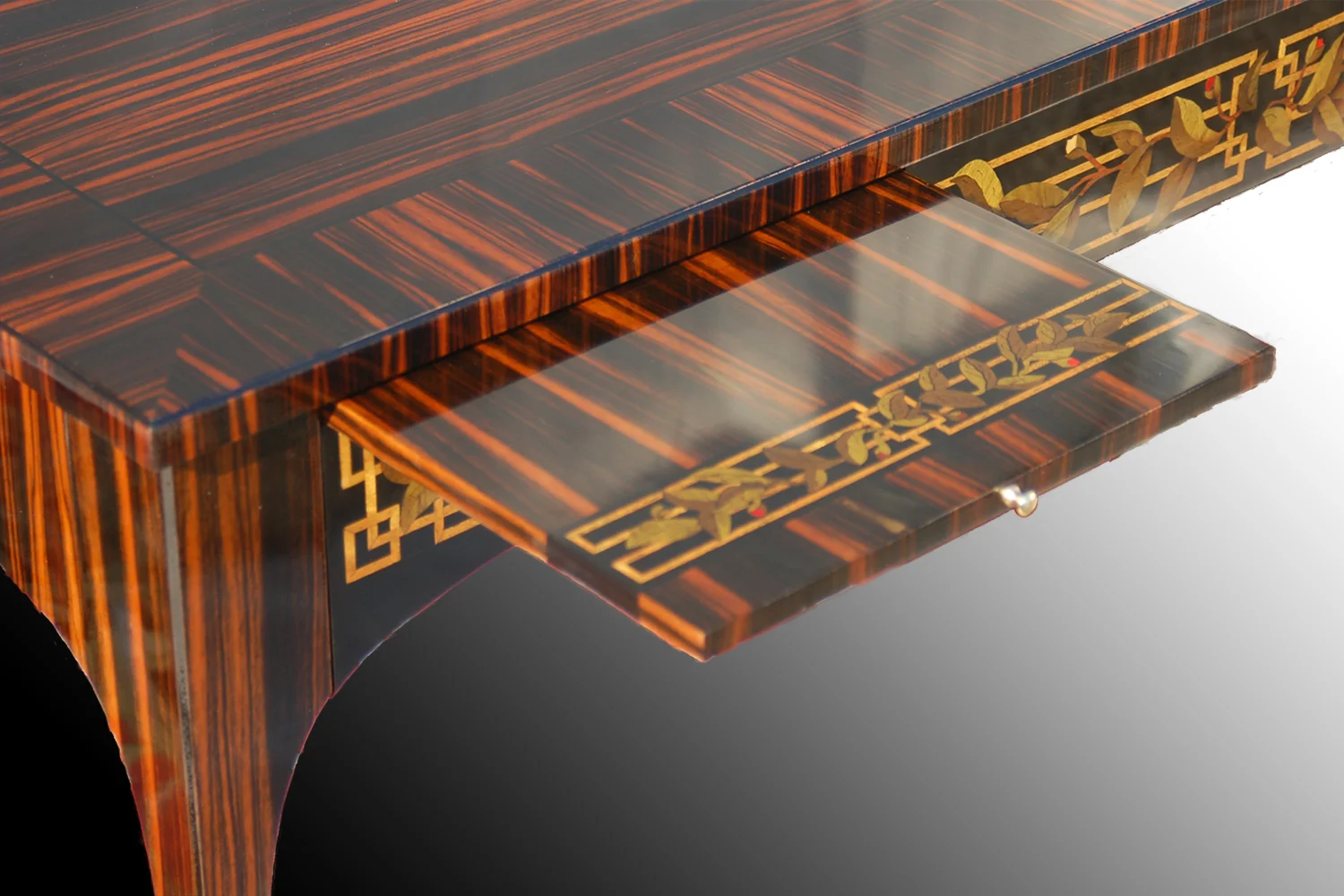 Wandering Vine Writing Desk - Pullout Detail