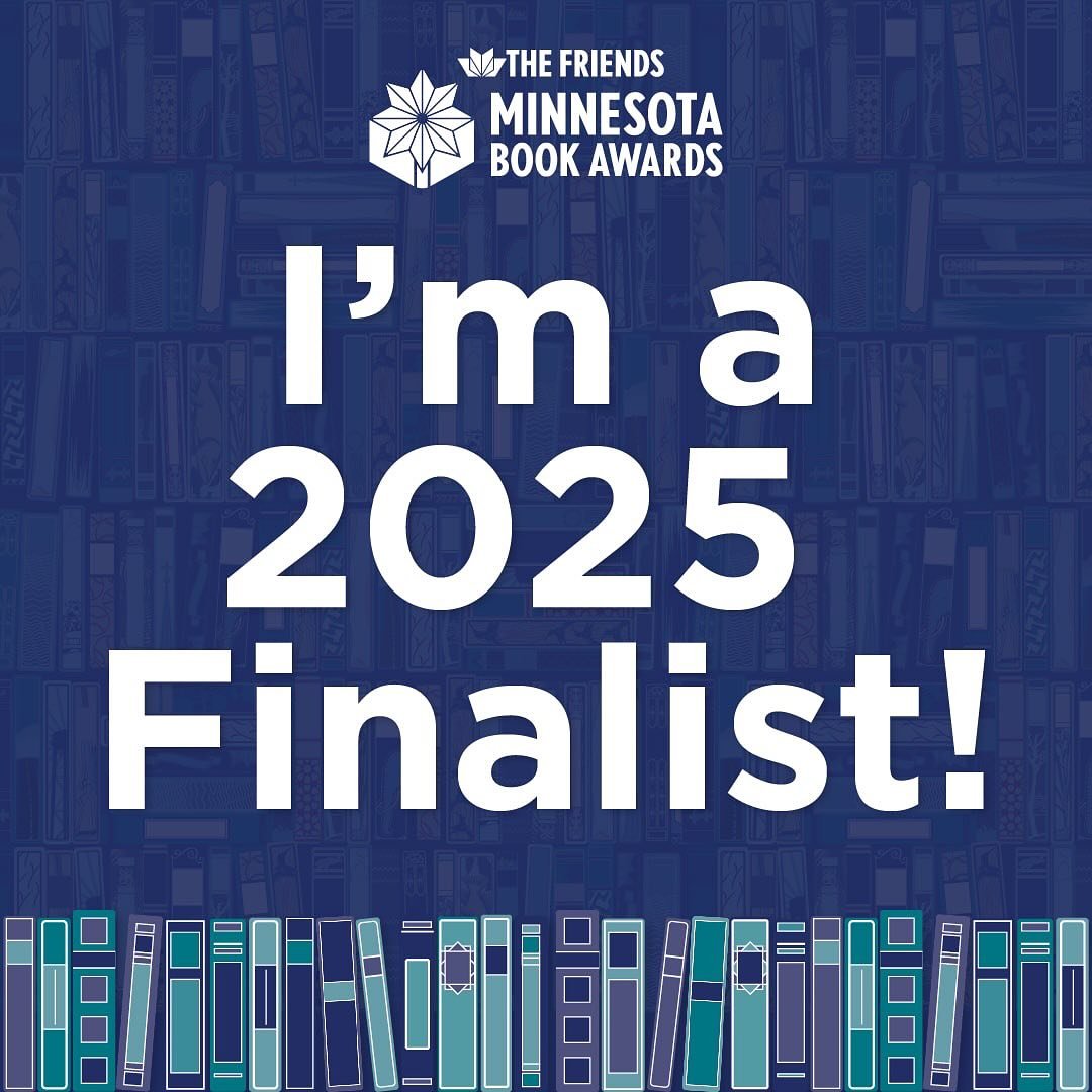 I&rsquo;m so honored to be a 2025 @mnbookawards finalist that I&rsquo;ve taken the liberty of sharing a HORRENDOUS screen shot from the delightful Genre Fiction round-table (swipe to view, 🔗 to round-table in bio). The ceremony is April 22nd at the 
