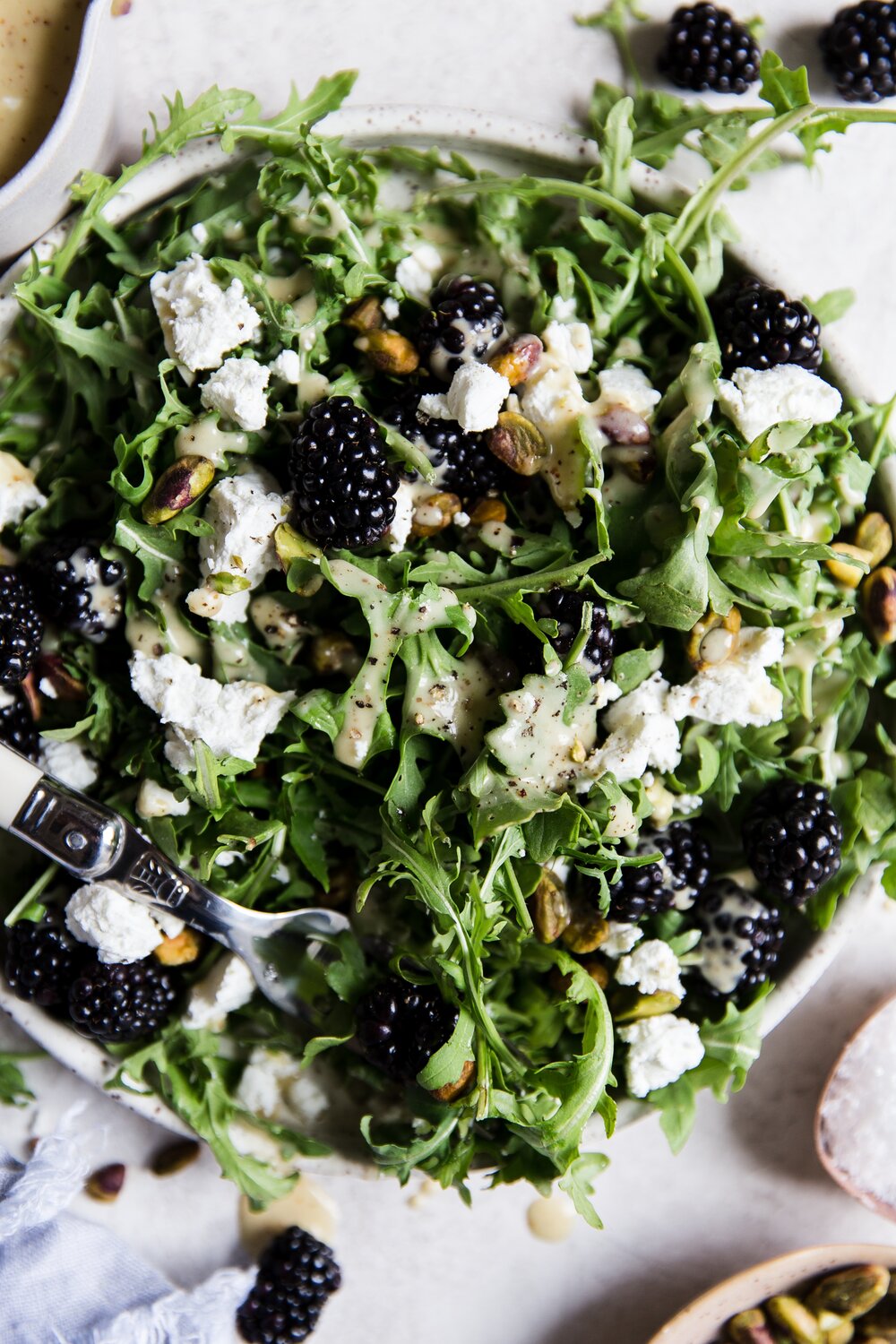 Blackberry Goat Cheese Salad