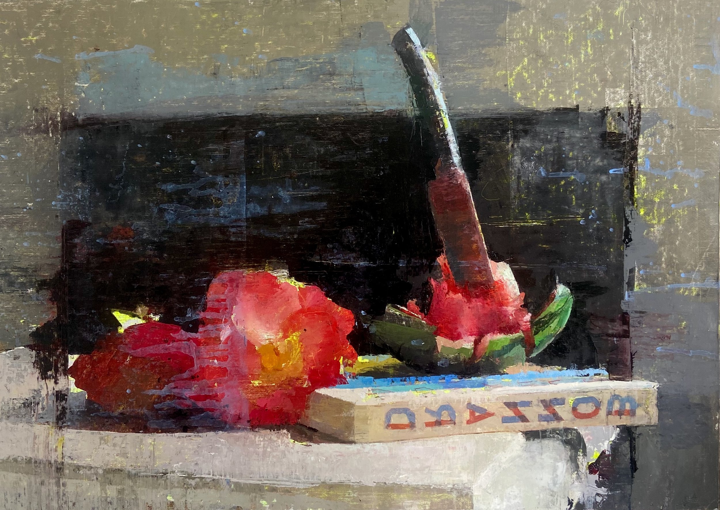 Bonnard, 24" x 17", oil on linen, 2025