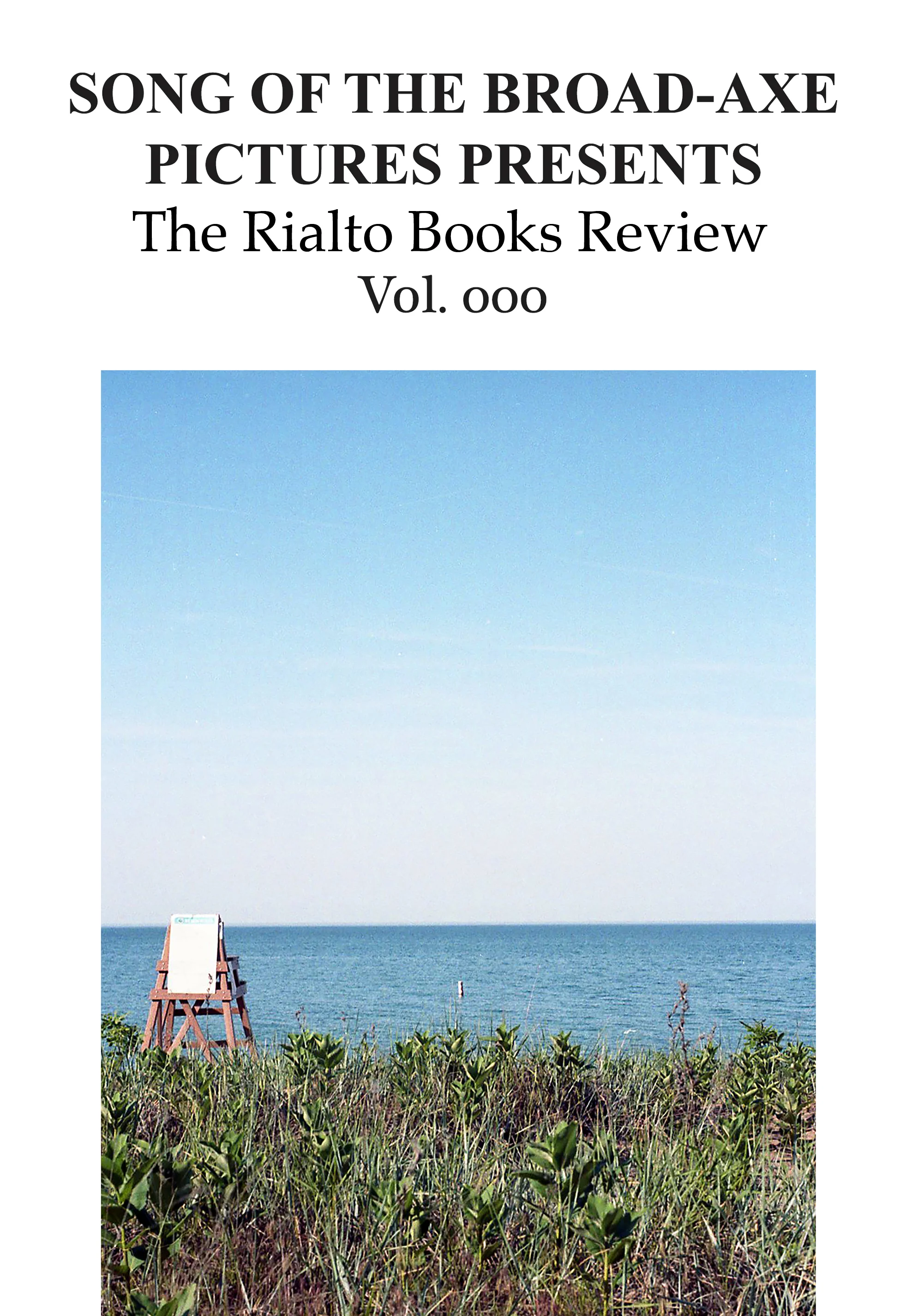 The Rialto Books Review vol. 000
