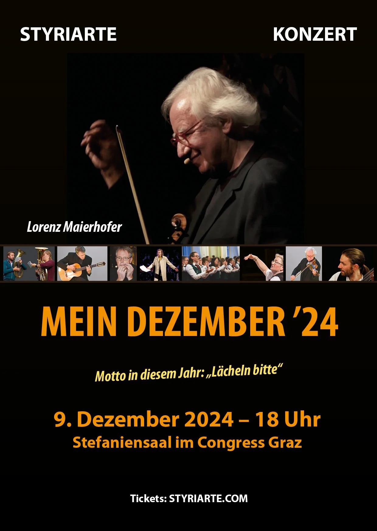 RÜCKBLICK - danke: “MEIN DEZEMBER '24” - STYRIARTE KONZERT 9.12.2024 im Stefaniensaal Graz
