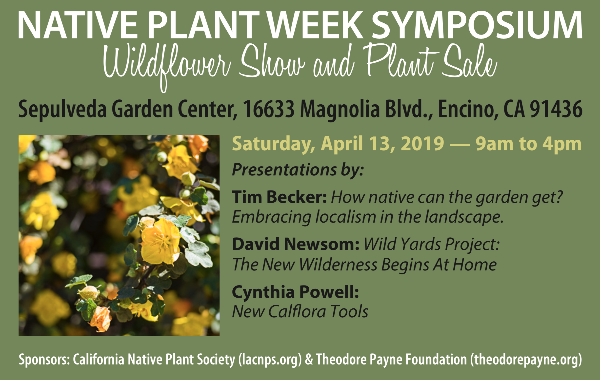 Native Plant Week Symposium | Wildflower Show and Plant Sale