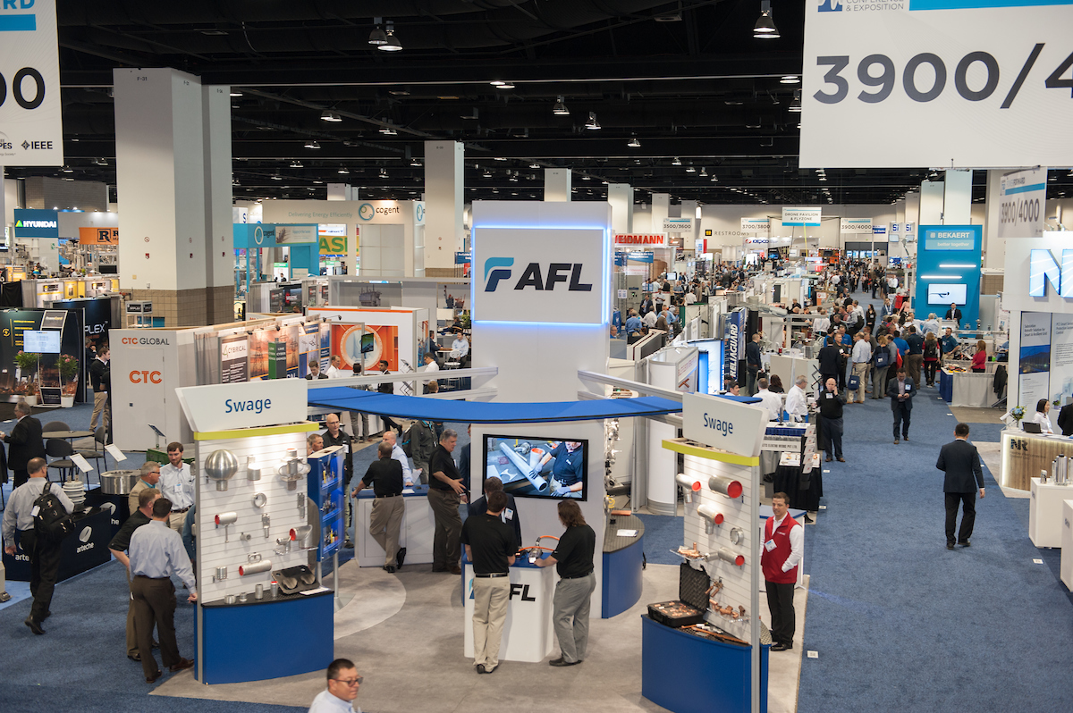 IEEE Transmission and Distribution Conference showcasing engineering innovations, broadband network opportunities, and sharpens our ADSS installation skills.