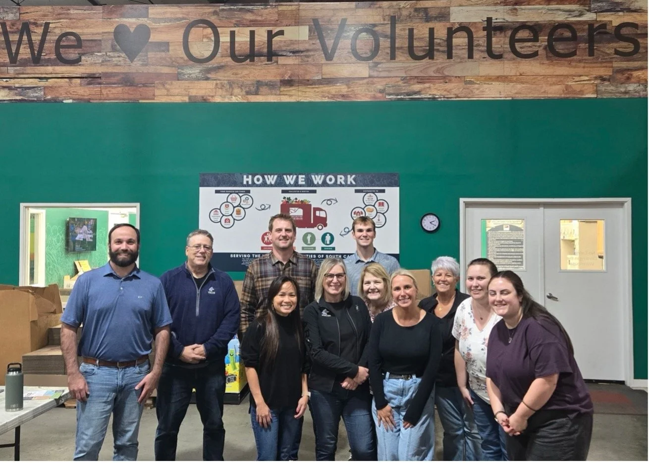Wolf Line Volunteers at Lowcountry Food Bank