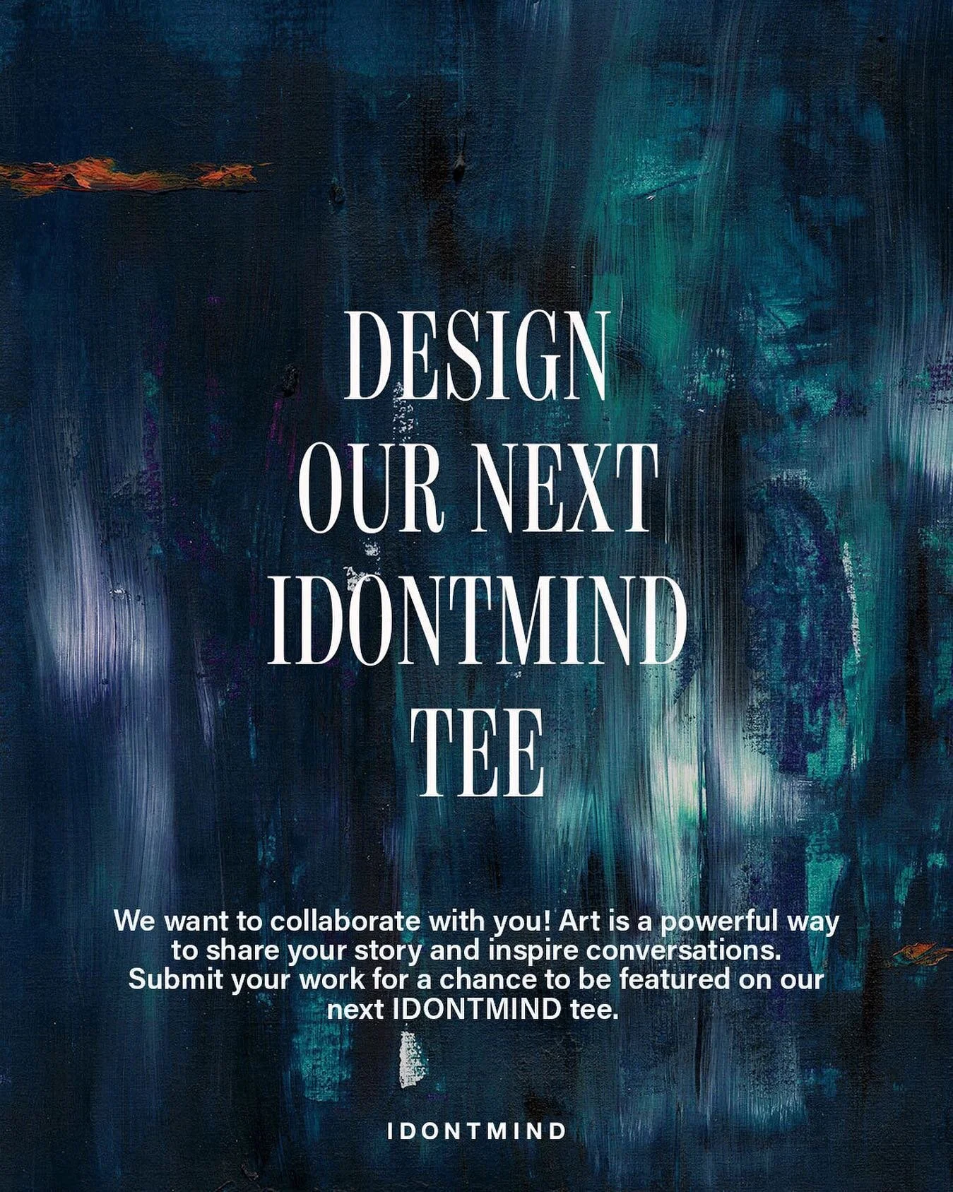 Calling all creative minds! We've got an exciting opportunity for you to showcase your artistic skills and design a tee for our amazing community at IDONTMIND to enjoy!

The goal behind all of our apparel is to inspire conversations about mental heal