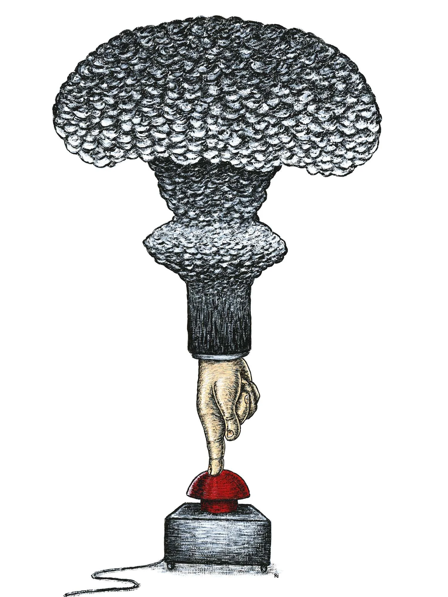 “The End”
acrylic on board