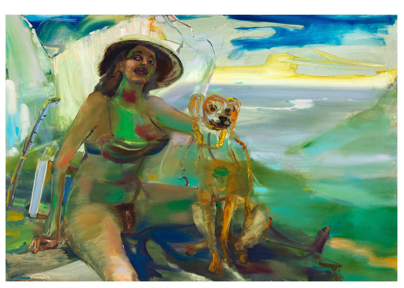 Girl and Dog Courbet