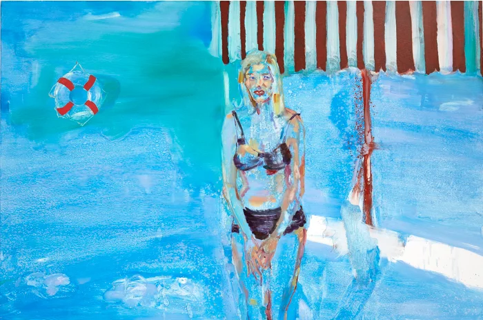 Jen Denike as Cybil Sheperd in the Skinny Dipping Scene from 'The Last Picture Show'
