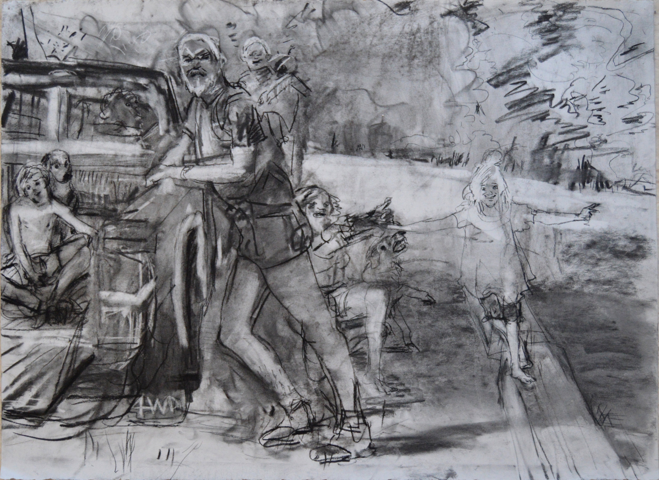 To Learn is to Forget 1 charcoal 28 by 40 inches 2015.jpg