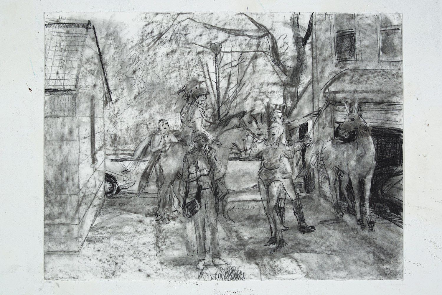 Driveway charcoal 28 by 40 inches 2015.jpg