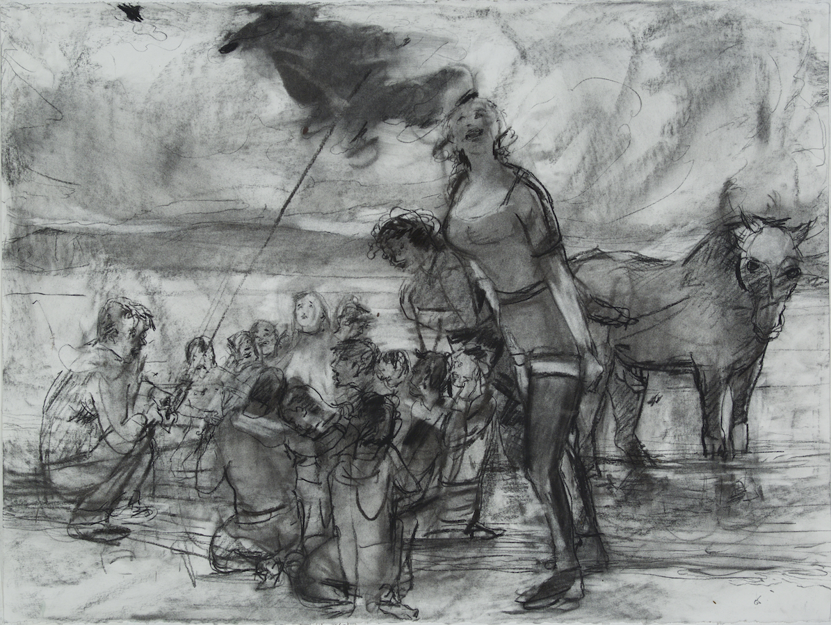 To Learn is to Forget charcoal 28 by 40 inches 2015.jpg