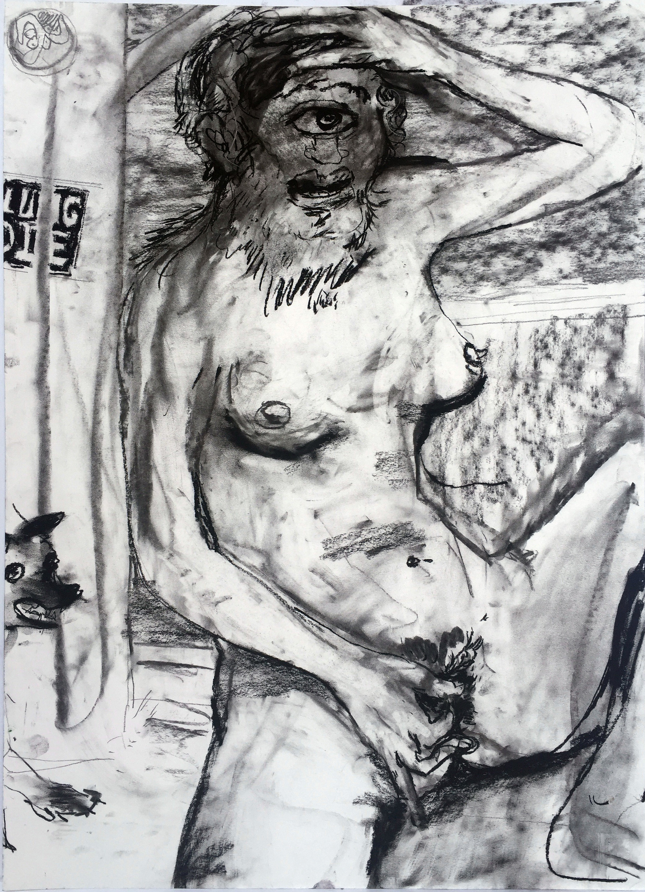 Cyclopes 18 by 24 inches charcoal on paper 2017.jpg