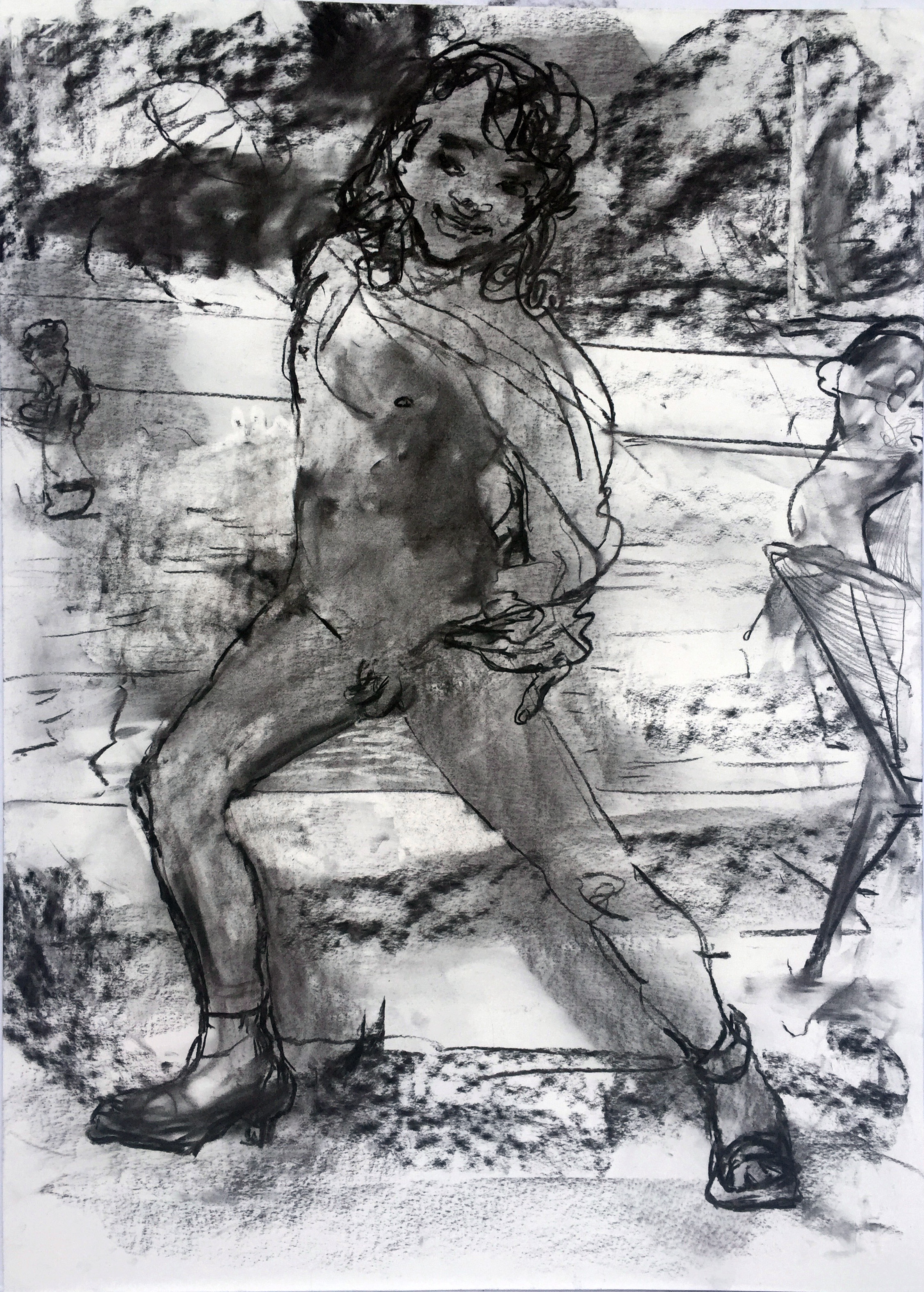 Son 18 by 24 inches charcoal on paper 2017.jpg