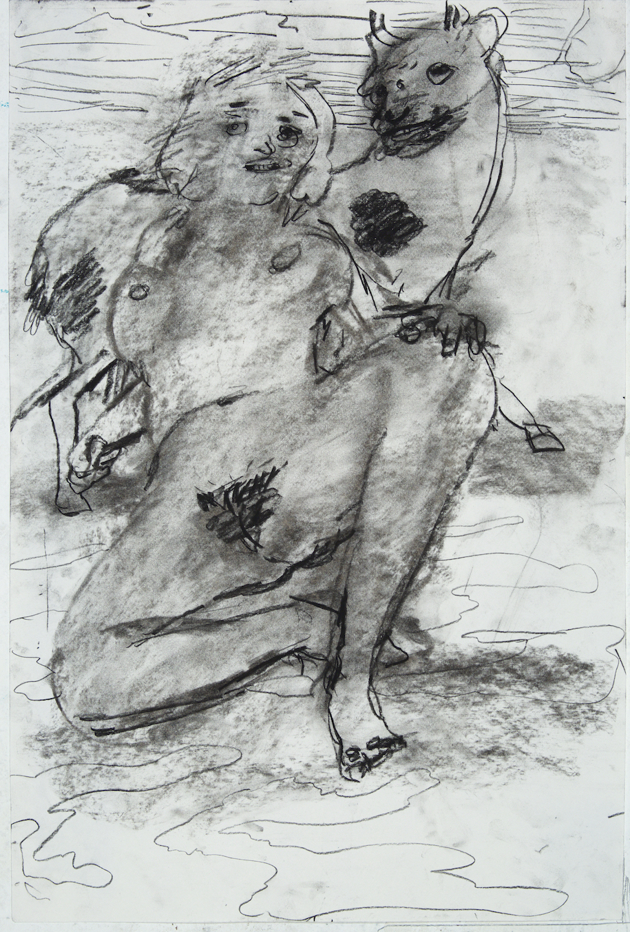 Yes charcoal 24 by 18 inches 2015.jpg