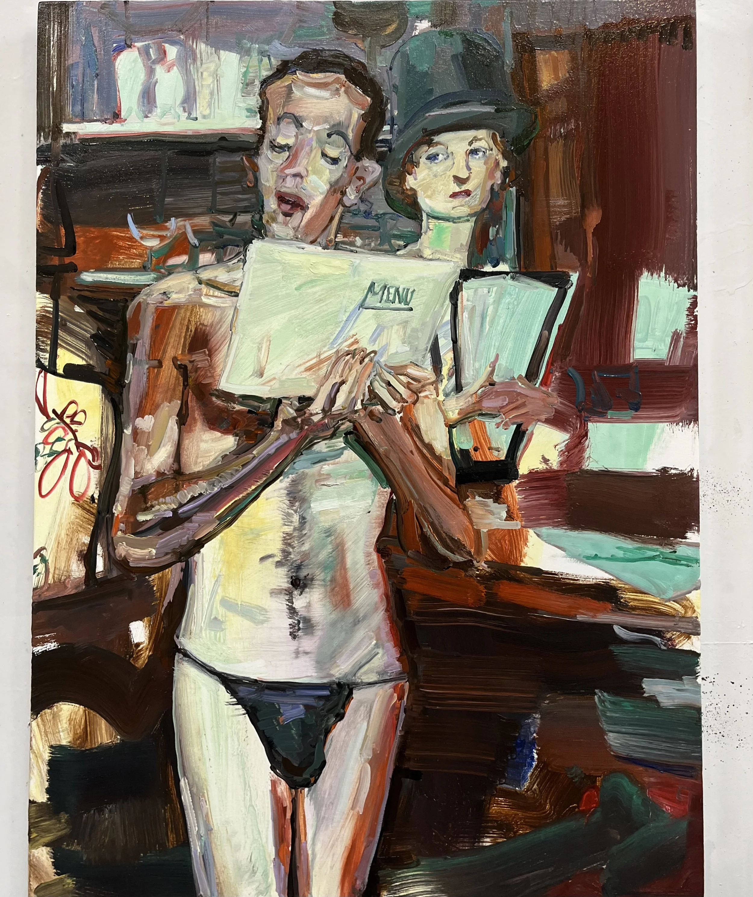 nude restaurant 24 by 28” 2024.jpg