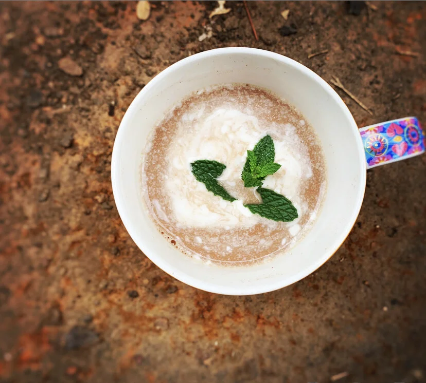 Peppermint and Cacao Tea