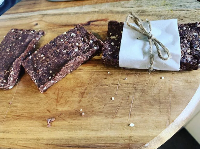 Chocolate Cherry Slice 