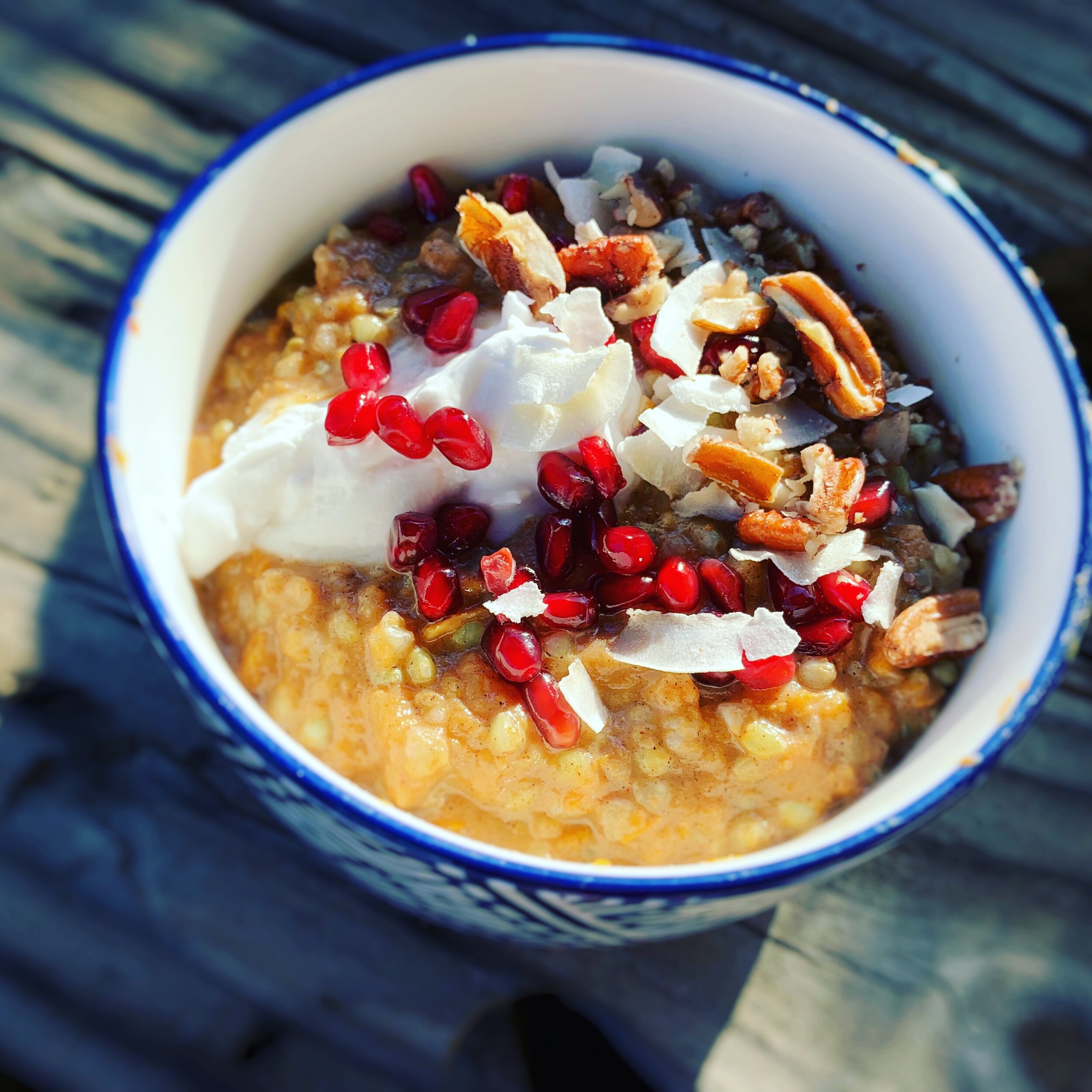 Sweet Potato, Miso &amp; Buckwheat Porridge 