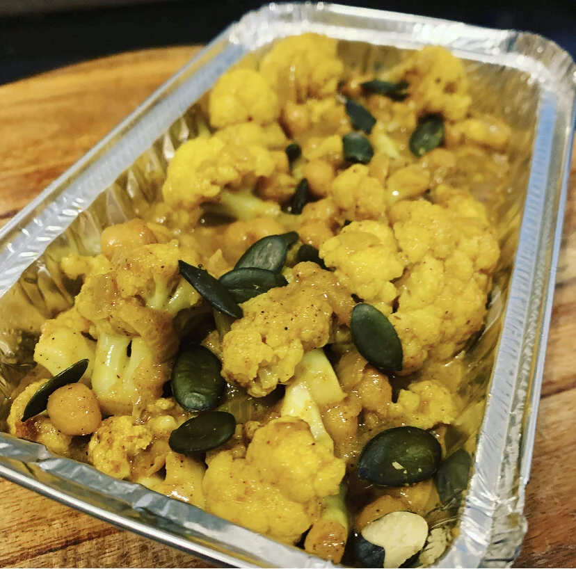 Cauliflower and Chickpea Curry ~ Vegan