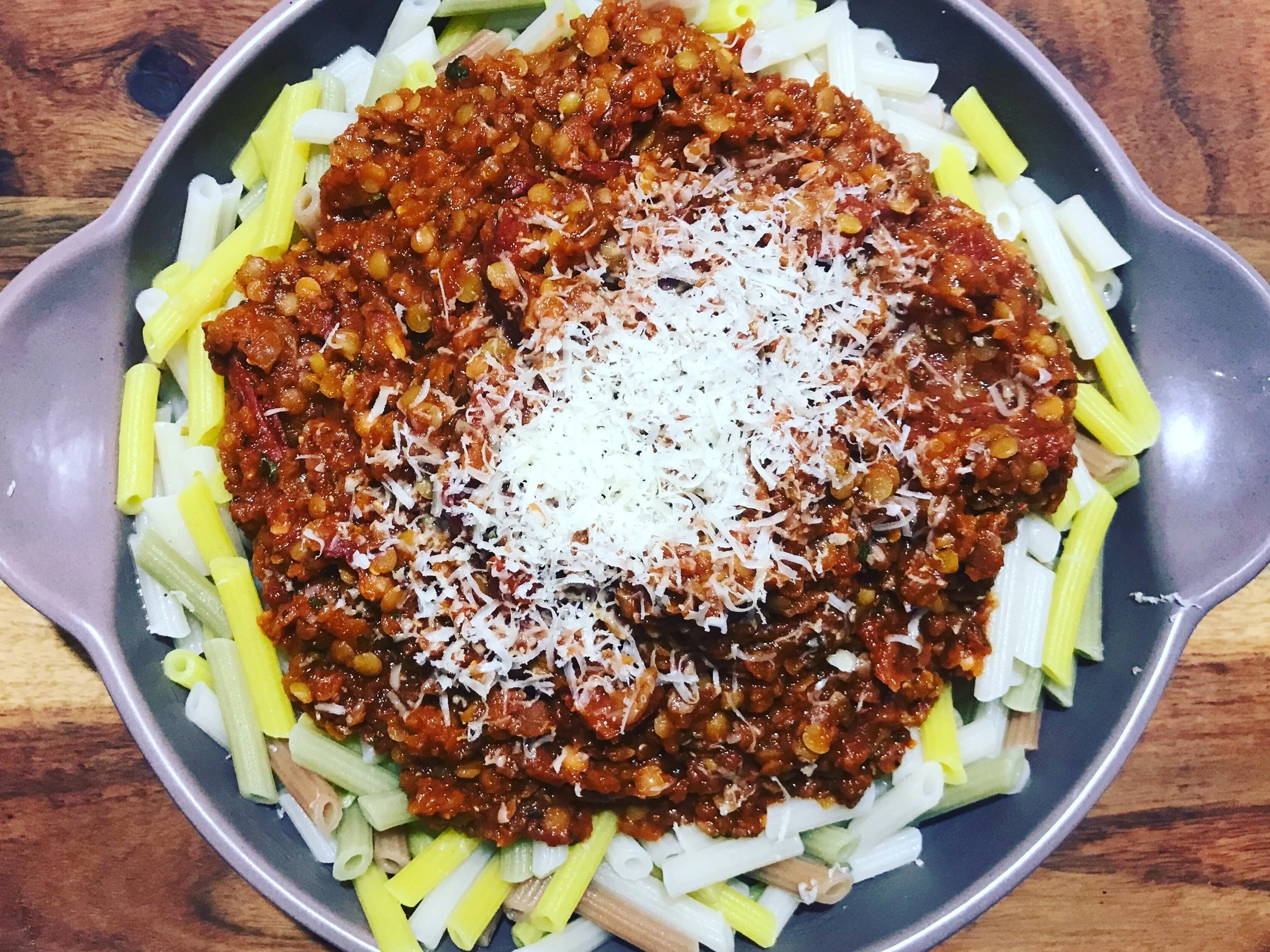 &nbsp;&nbsp;&nbsp;&nbsp;&nbsp;&nbsp;Red lentil Bolognese