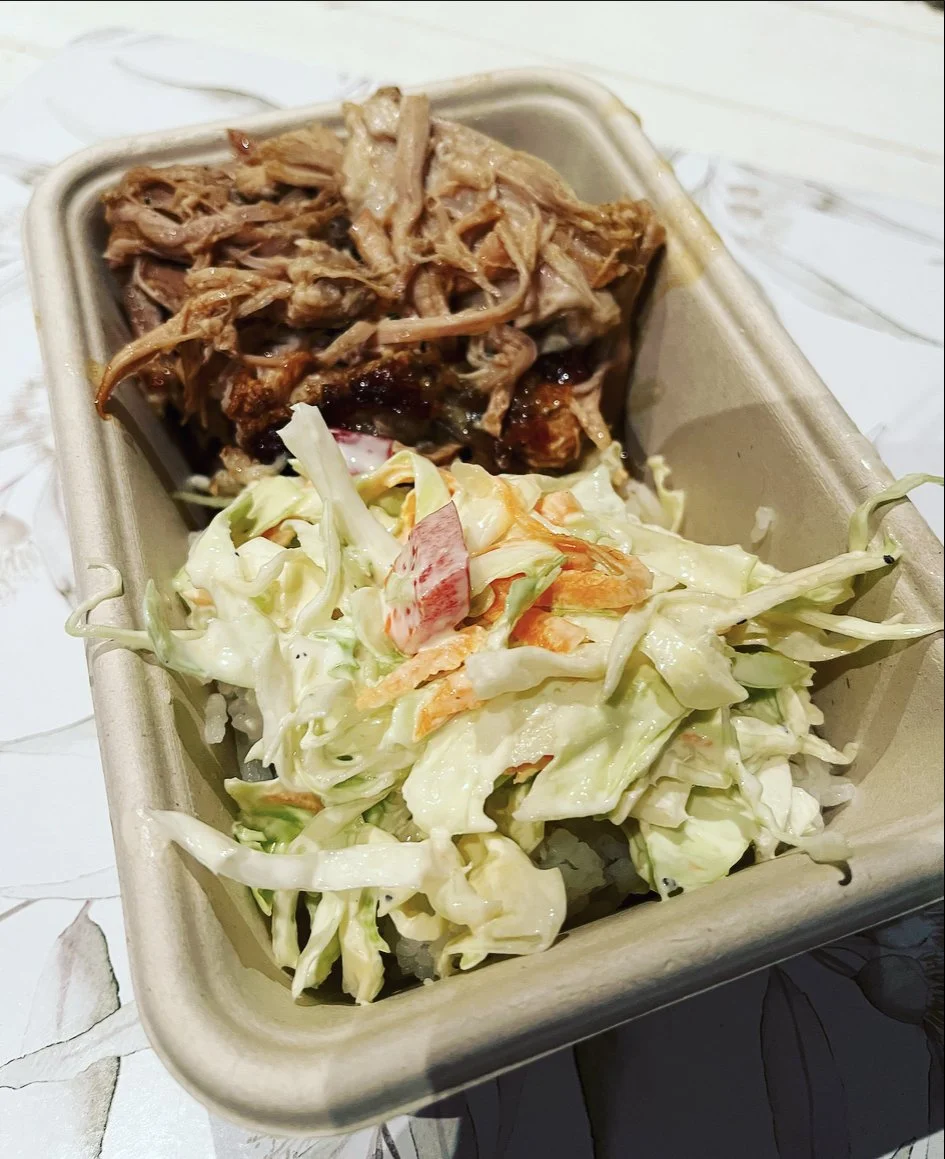 Spiced Pulled Pork & Crunchy Slaw