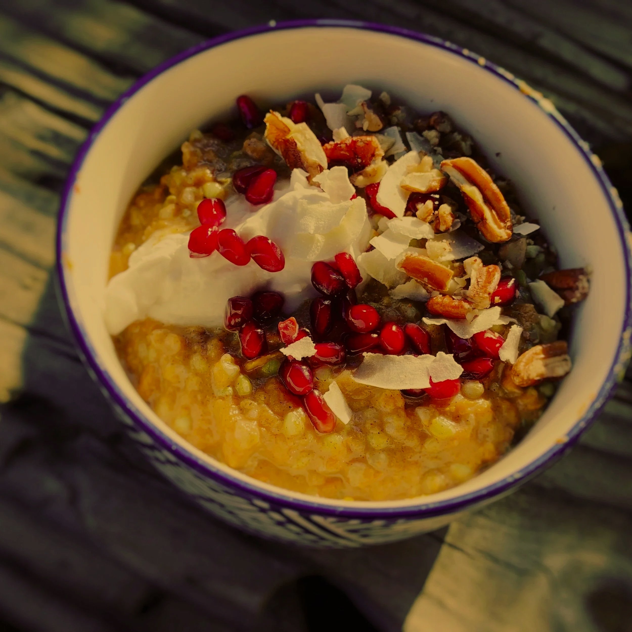 Sweet Potato, Miso &amp; Buckwheat Porridge 