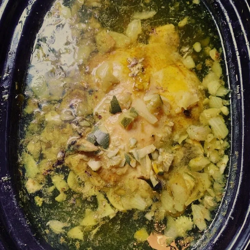 Slow-Cooked Turmeric Chicken Soup