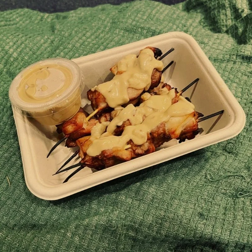 Chicken Skewers w Housemade Sauce