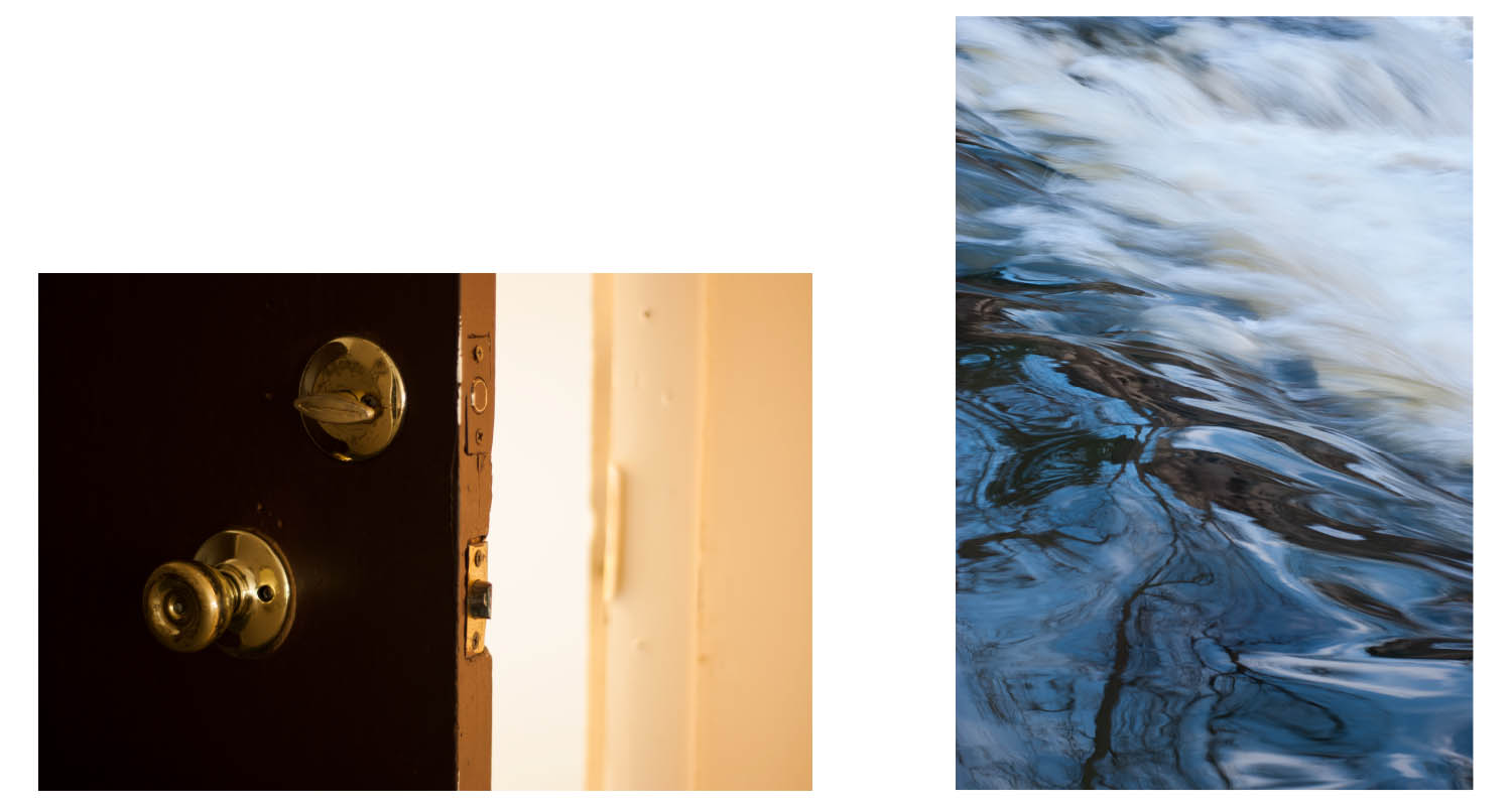 I had gone out and photographed objects and landscapes to use in a collage together to create the overall imagery of the LP sleeve. These were the original images used in the final composition.