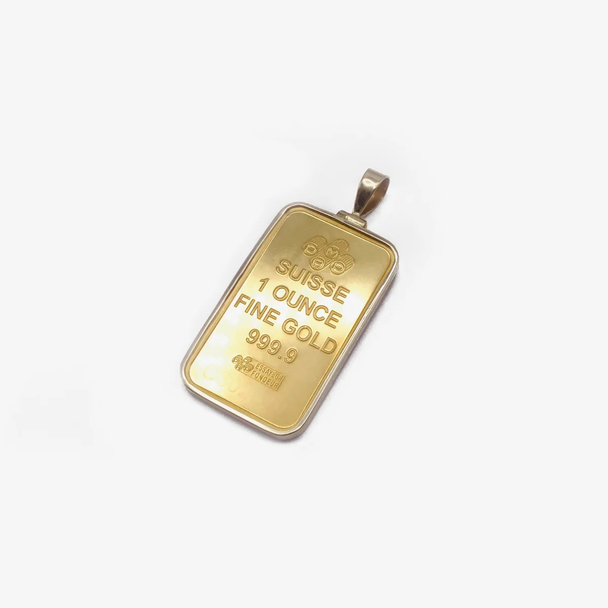 1oz Gold Bar Pendant
