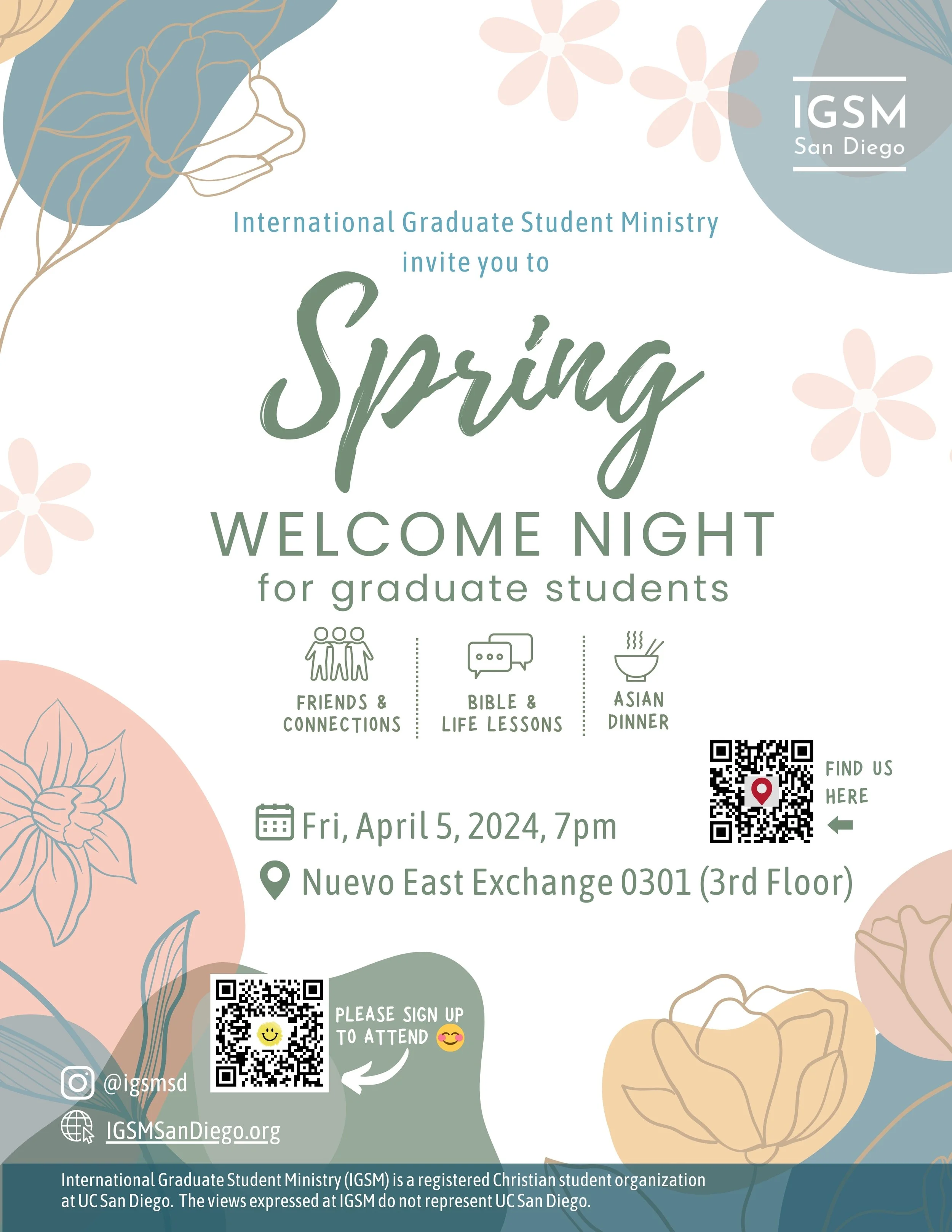 IGSM Spring Welcome Night