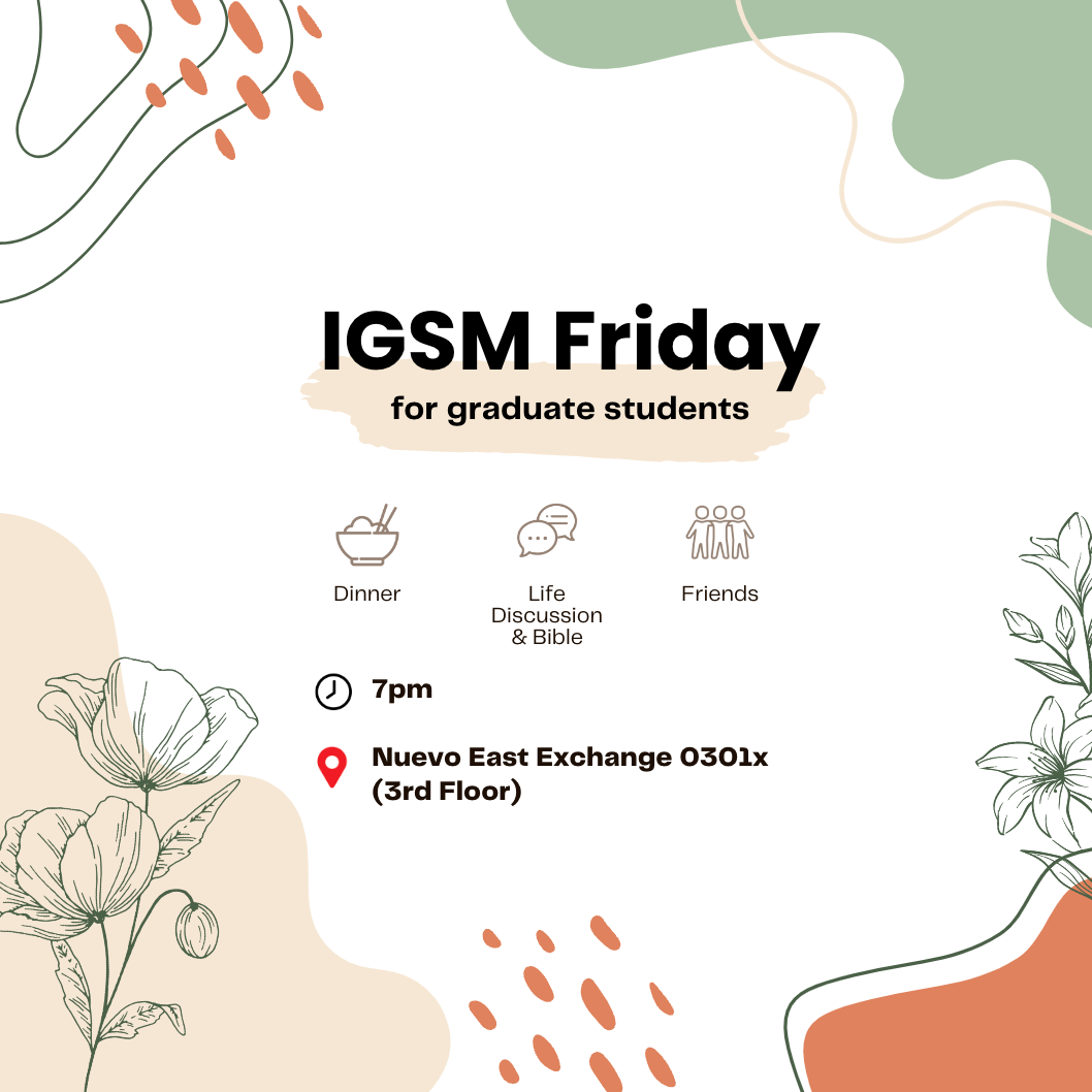 IGSM Friday Bible Study