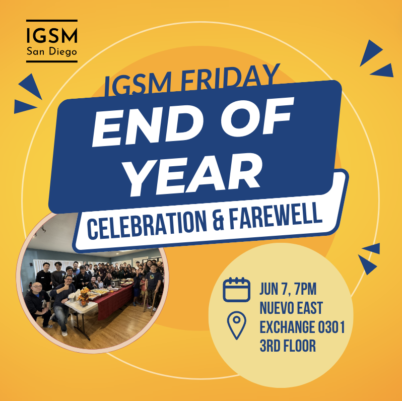 IGSM Friday - Year End Celebration & Farewell