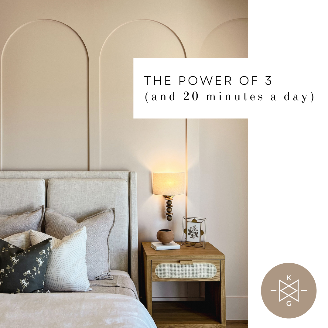 The Power of Three (and 20 minutes a day)