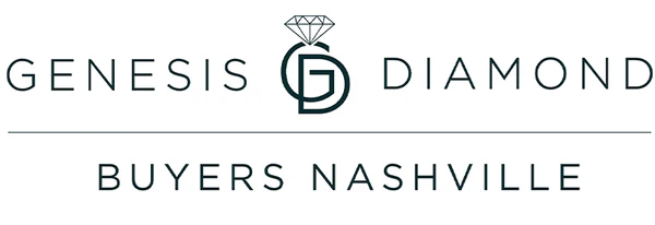 Logo for Genesis Diamond with a diamond graphic above the word 'Genesis', and text 'Buyers Nashville' below.