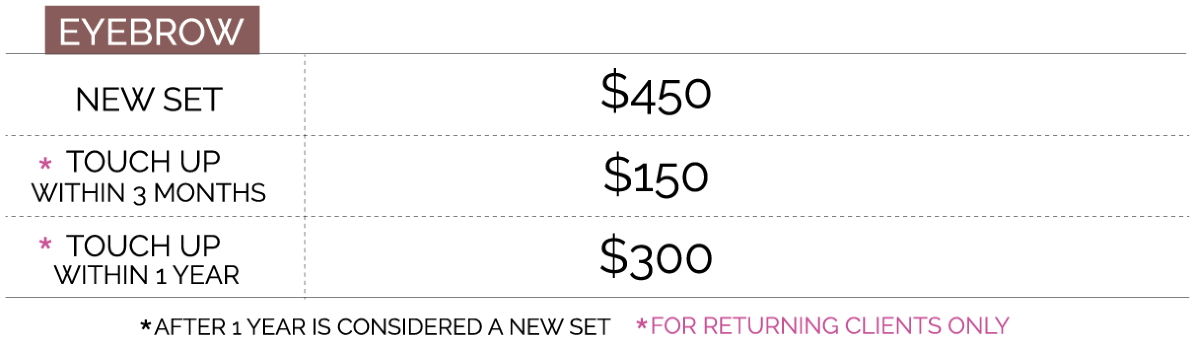 eyebrow price.png