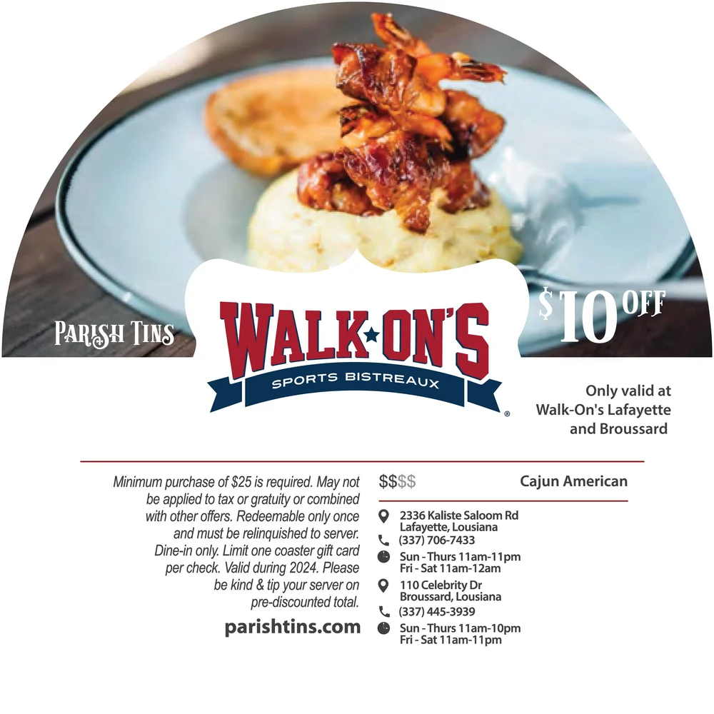 Walk On's — Parish Tins