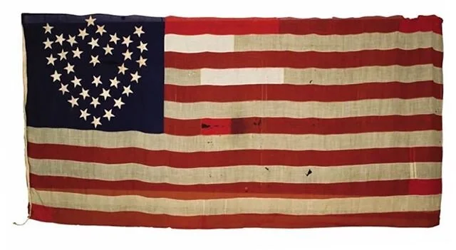 ‪In honor of Flag Day, here is Sherman&rsquo;s 23rd Corps battle flag. It was made from the torn flags of people who did not believe in the &ldquo;united&rdquo; in United States or in the &ldquo;unum&rdquo; in e pluribus unum.‬ ‪To be absolutely clea