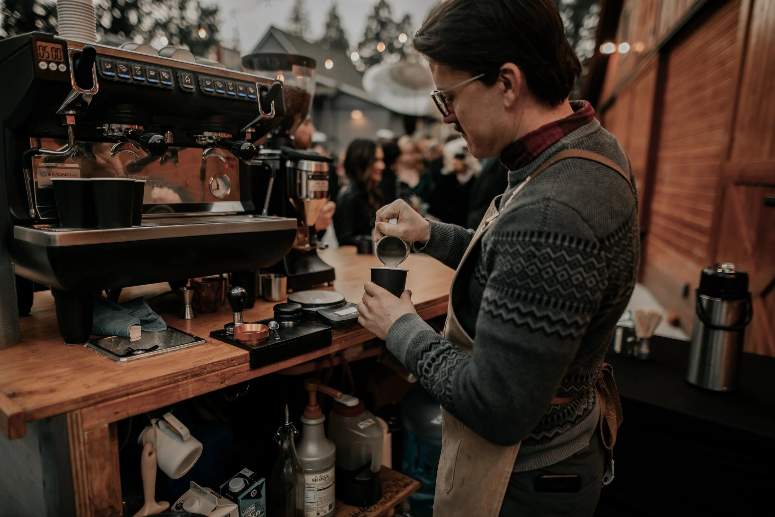 Fall Wedding Coffee Bar Ideas That Go Beyond the Traditional Dessert Table
