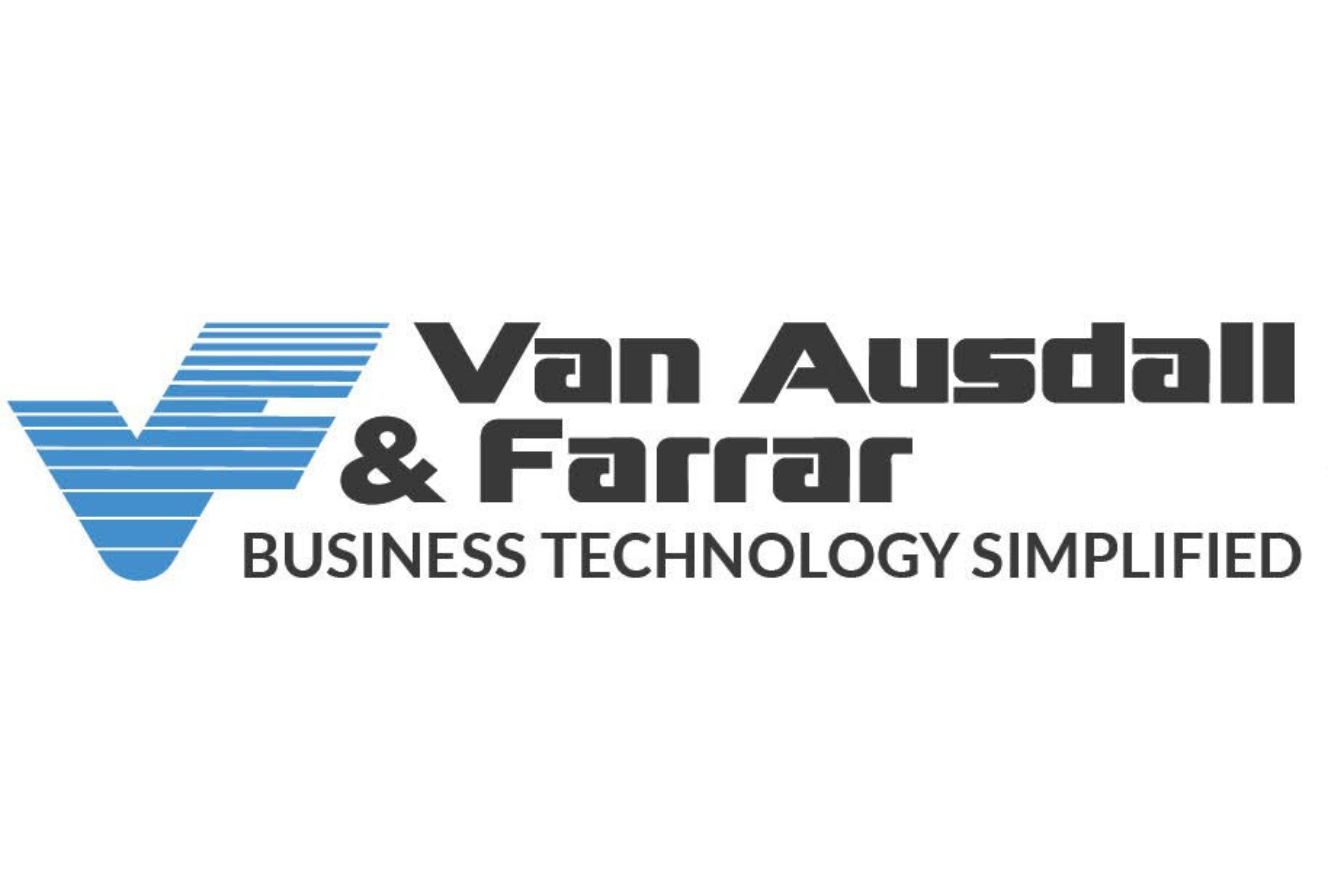 Logo of Van Ausland & Farrant with the tagline "Business Technology Simplified".