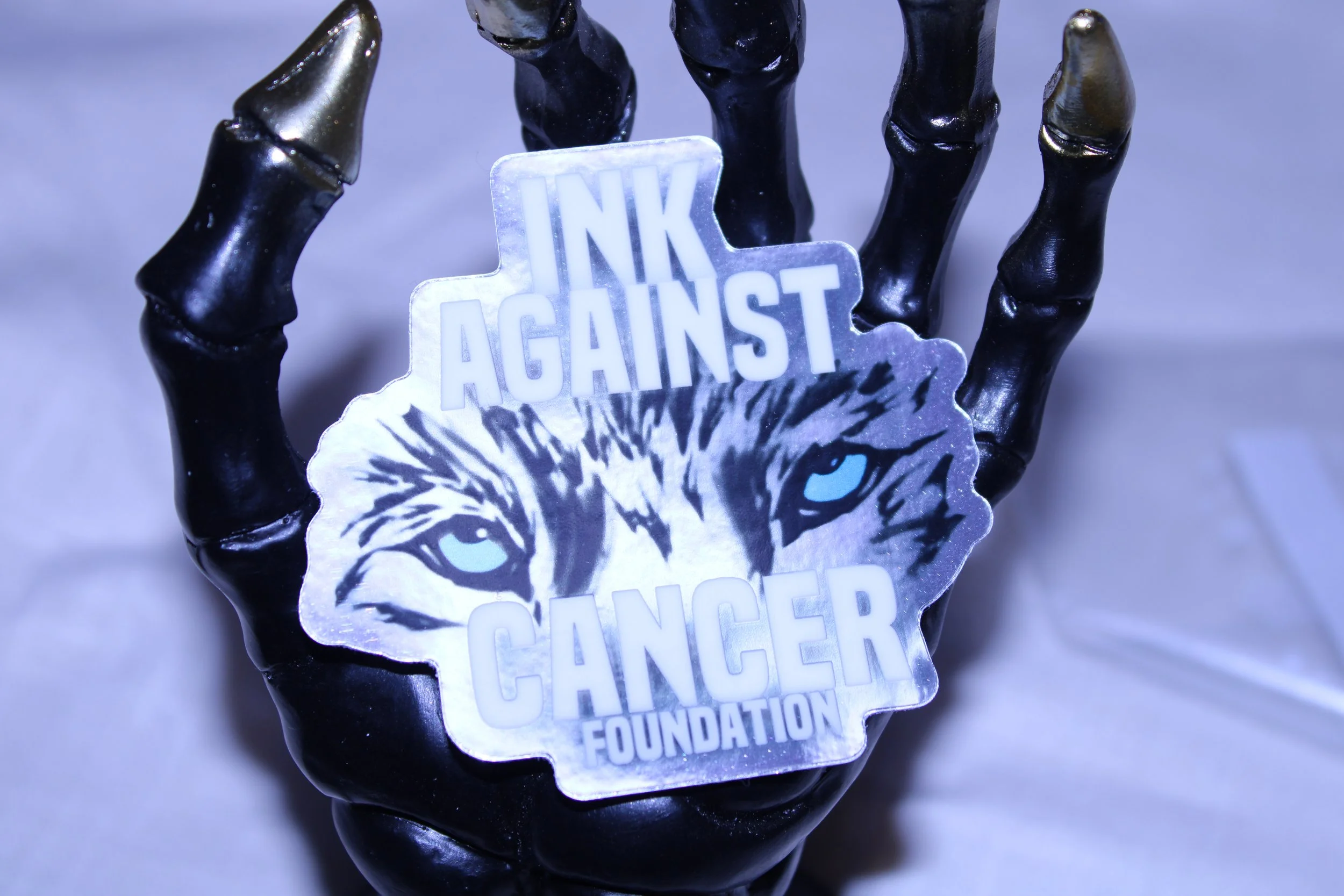 IAC LOGO - Wolf Eyes (Silver Foil Background)