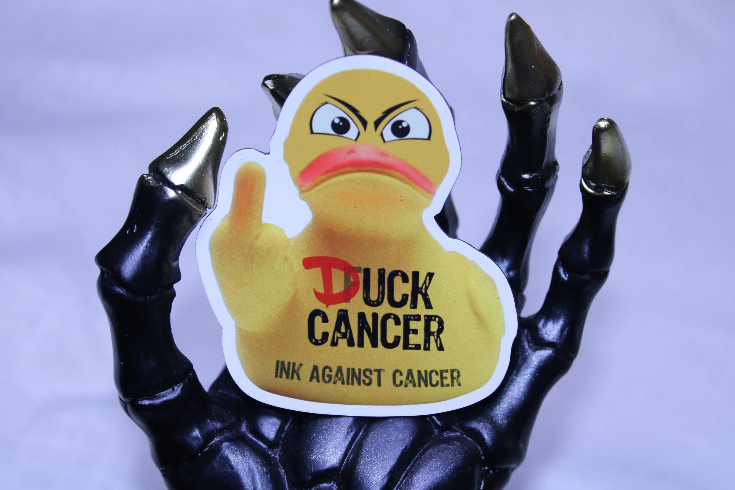 Duck Cancer Sticker