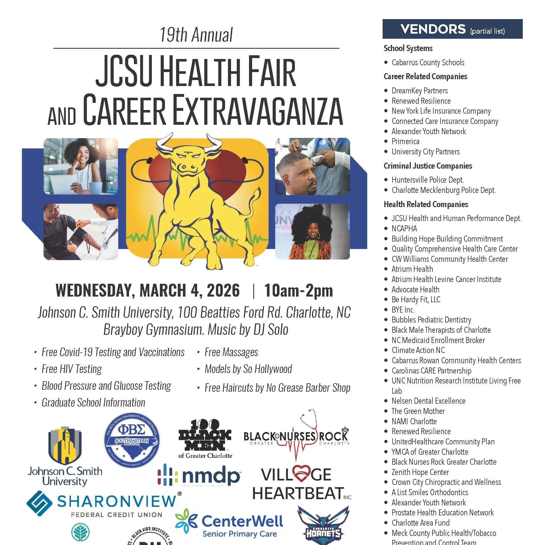 19th Annual Johnson C. Smith University Health Fair &amp; Career Extravaganza 