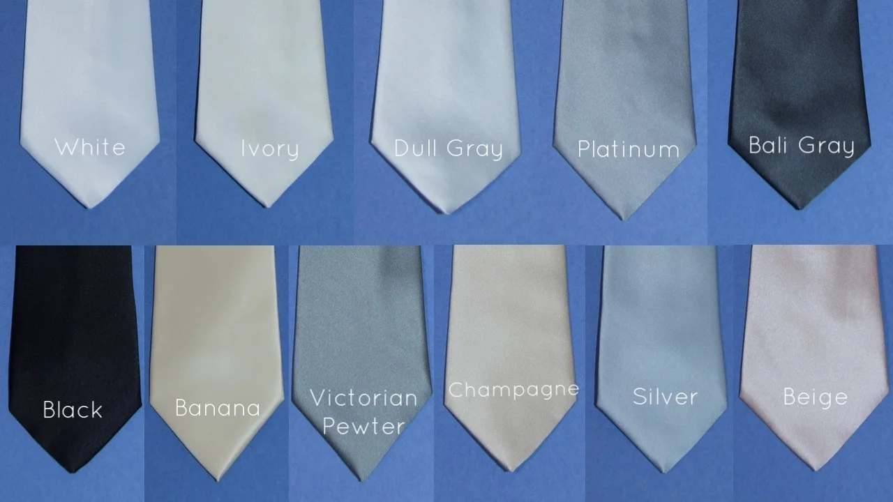 Four-in-Hand Tie - Neutrals