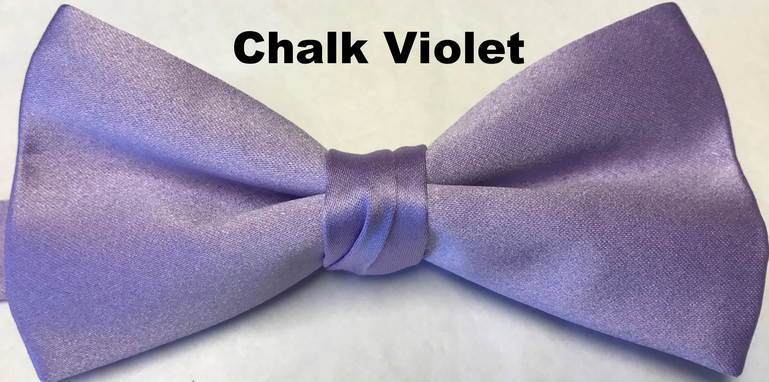 Solid Bow Tie - Light Purples